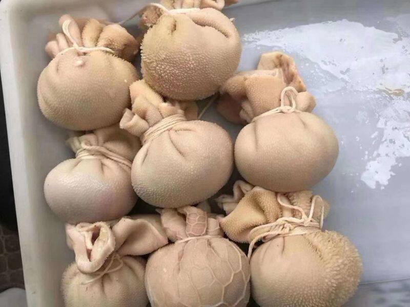 肚包羊肉内蒙内蒙古古羊2斤羊肚包吃播美美食生羊肉