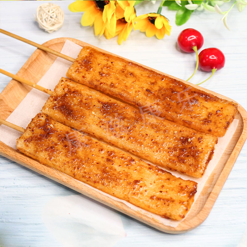 绿兴兴源年糕户外烧烤食材铁板烧油炸20串一包年糕