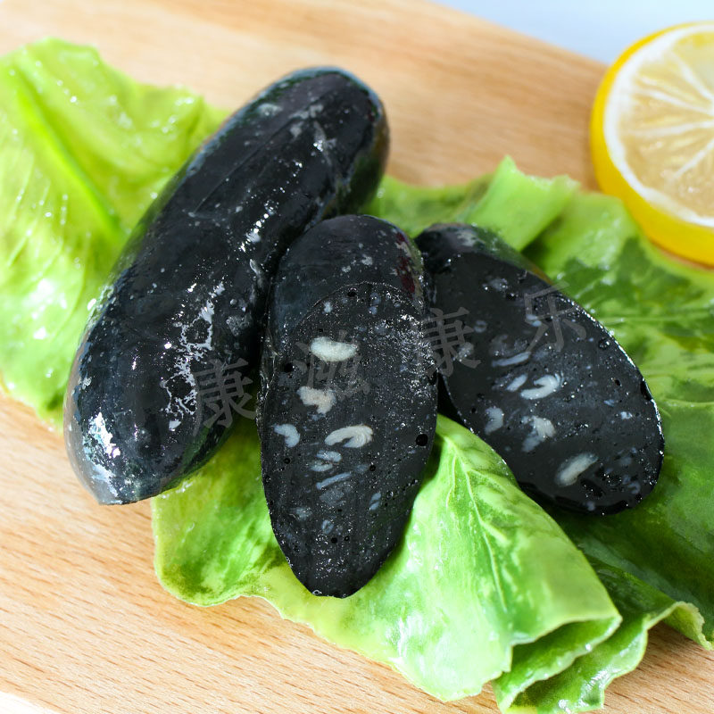 安可墨鱼香肠300克6条台湾风味热狗烤肠奶茶冷冻墨鱼