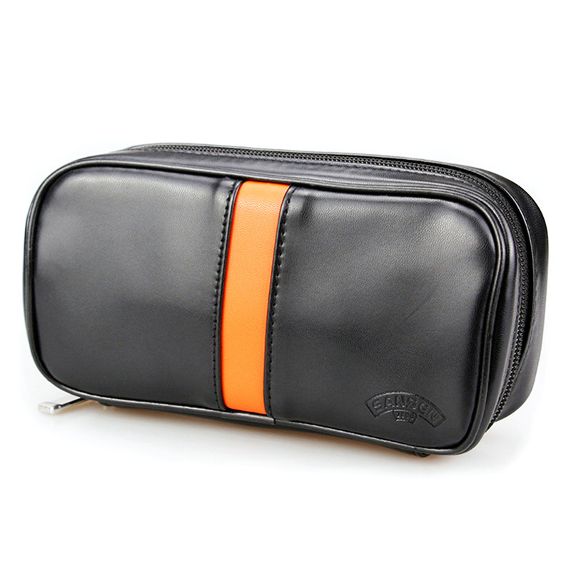 烟斗荔枝包烟丝包烟斗携带便携2斗羊皮配件进口烟斗包