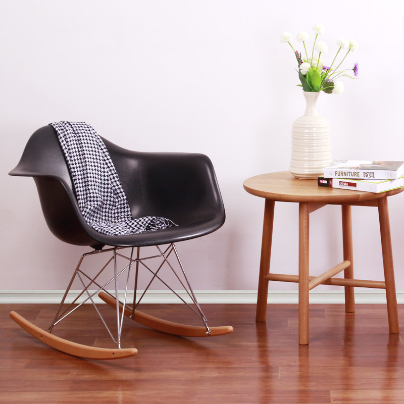 伊姆斯摇椅北欧成人休闲家用午睡睡椅躺椅逍遥摇椅