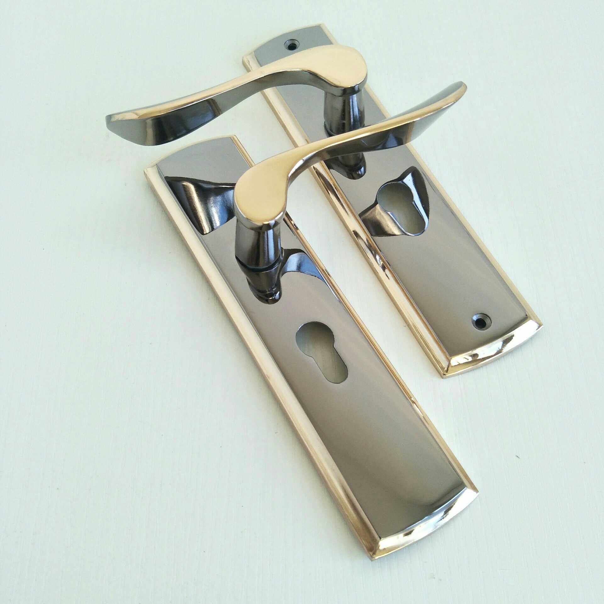 门锁室内室内门卧室黑金轴承房门执手钢木现代机械门锁