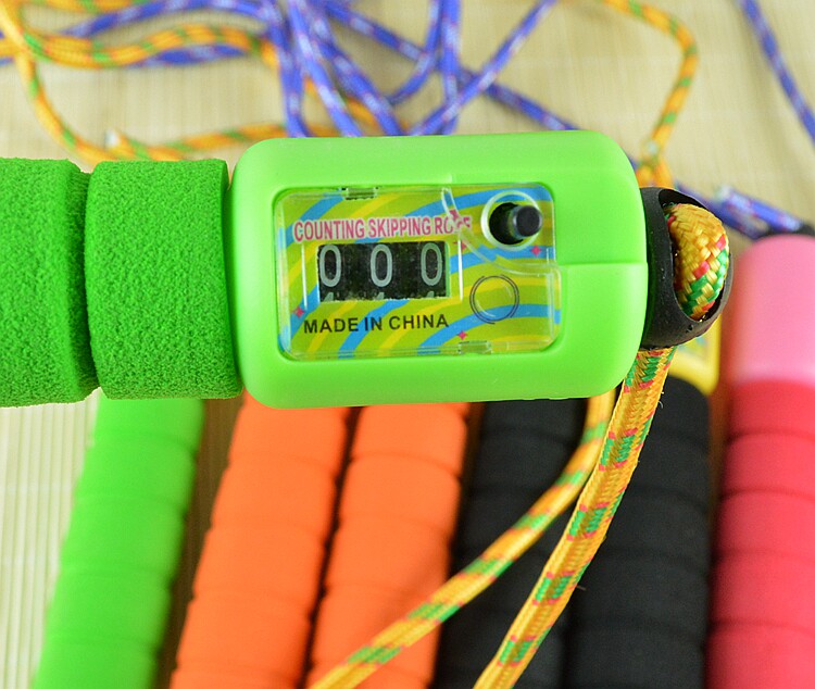 跳绳计数器儿童电子计数健身学生比赛幼儿园成人运动可调节初学