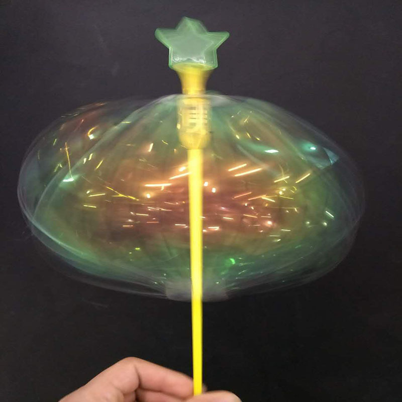 百变扭扭乐泡泡魔术七色彩带魔法棒儿童发光闪光发光玩具