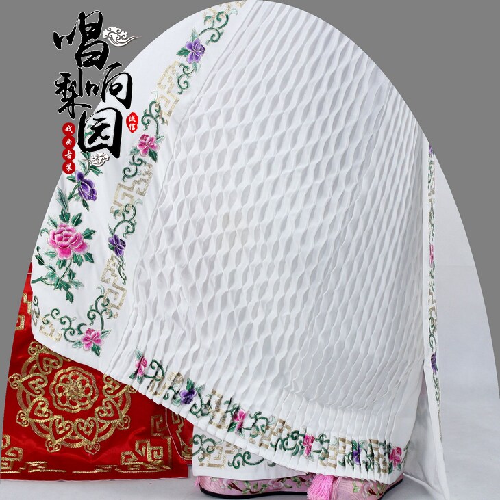 鱼鳞京剧戏曲服装旦角精品马面裙青衣花旦五彩民族服装