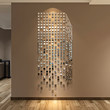 Mirror Magic Cube 3D Wall Sticker Acrylic Living Room Wall Decoration TV Background Wall Sticker Creative Self Adhesive Mirror Magic Cube 3D Wall Sticker Acrylic Living Room Wall Decoration TV Background Wall Sticker Creative Self Adhesive