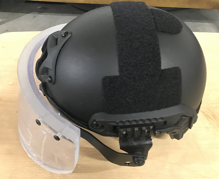 防弹fast面罩二级破片护脸适配头盔面罩