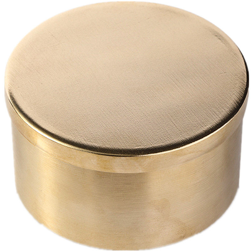 零选中国台湾limiteria复古黄铜收纳桌面小号置物盒桌面收纳盒