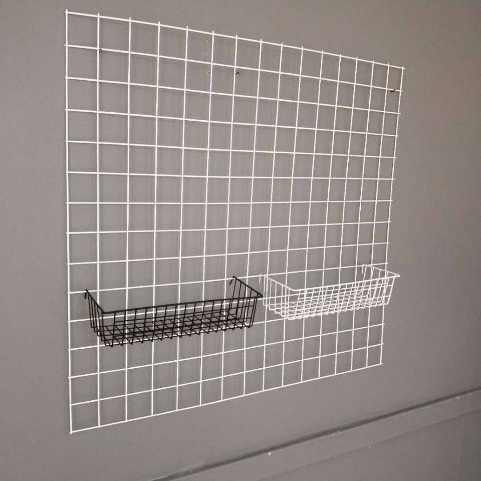 网片网格铁网挂钩货架白色格子网架铁丝饰品饰品架