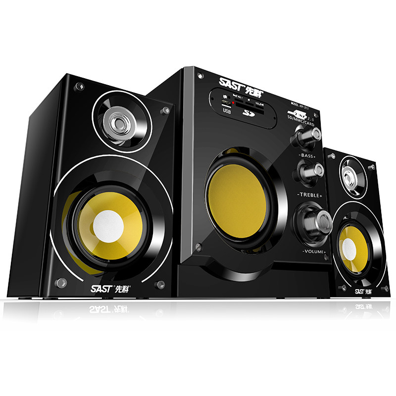 sast先科hy311电脑音响低音炮台式家用蓝牙清仓电脑多媒体音箱