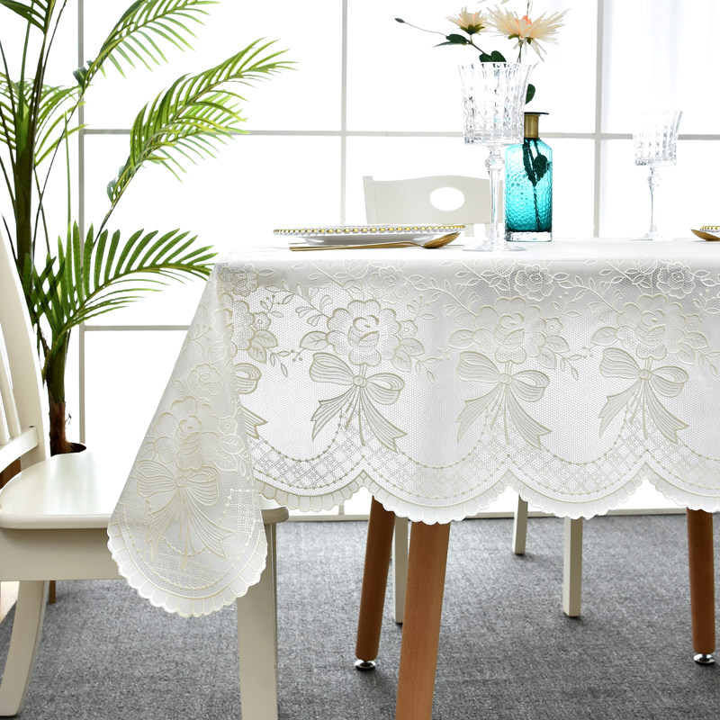 正方形桌布防水防油免洗防滑罩布欧式家用方桌八仙桌餐桌防烫布