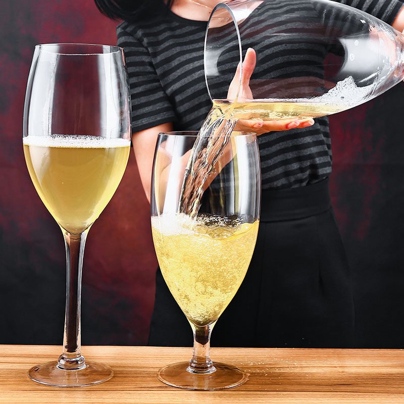 酒杯巨大特大号超大巨型大容量啤酒杯大号红酒高脚杯啤酒杯