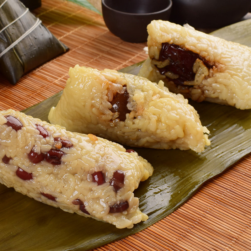 粽子大红红枣蜜枣红豆口味东北特产老式手工粽子