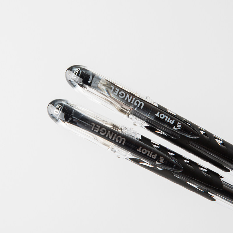 日本0.38水笔考试黑色红蓝签字笔用顺pilot小学生中性笔