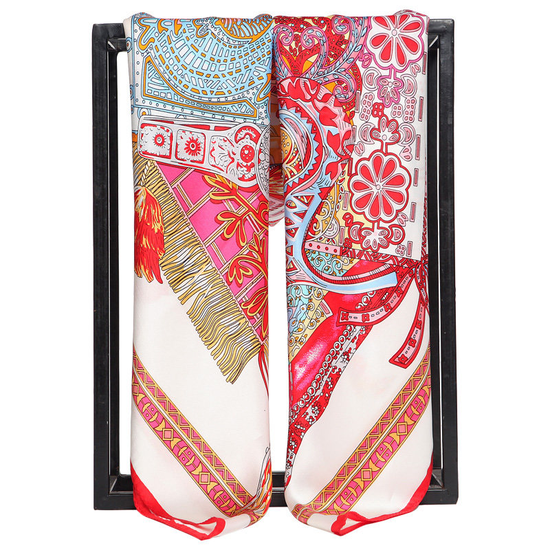 都锦生丝巾真丝100桑蚕蚕丝大方方巾春秋秋冬围巾