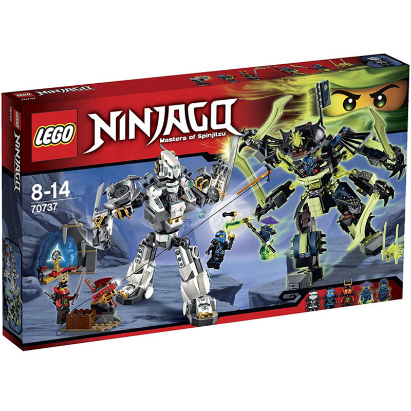 lego乐高幻影忍者泰坦机器人大决战70737拼装积木人仔玩具男孩子