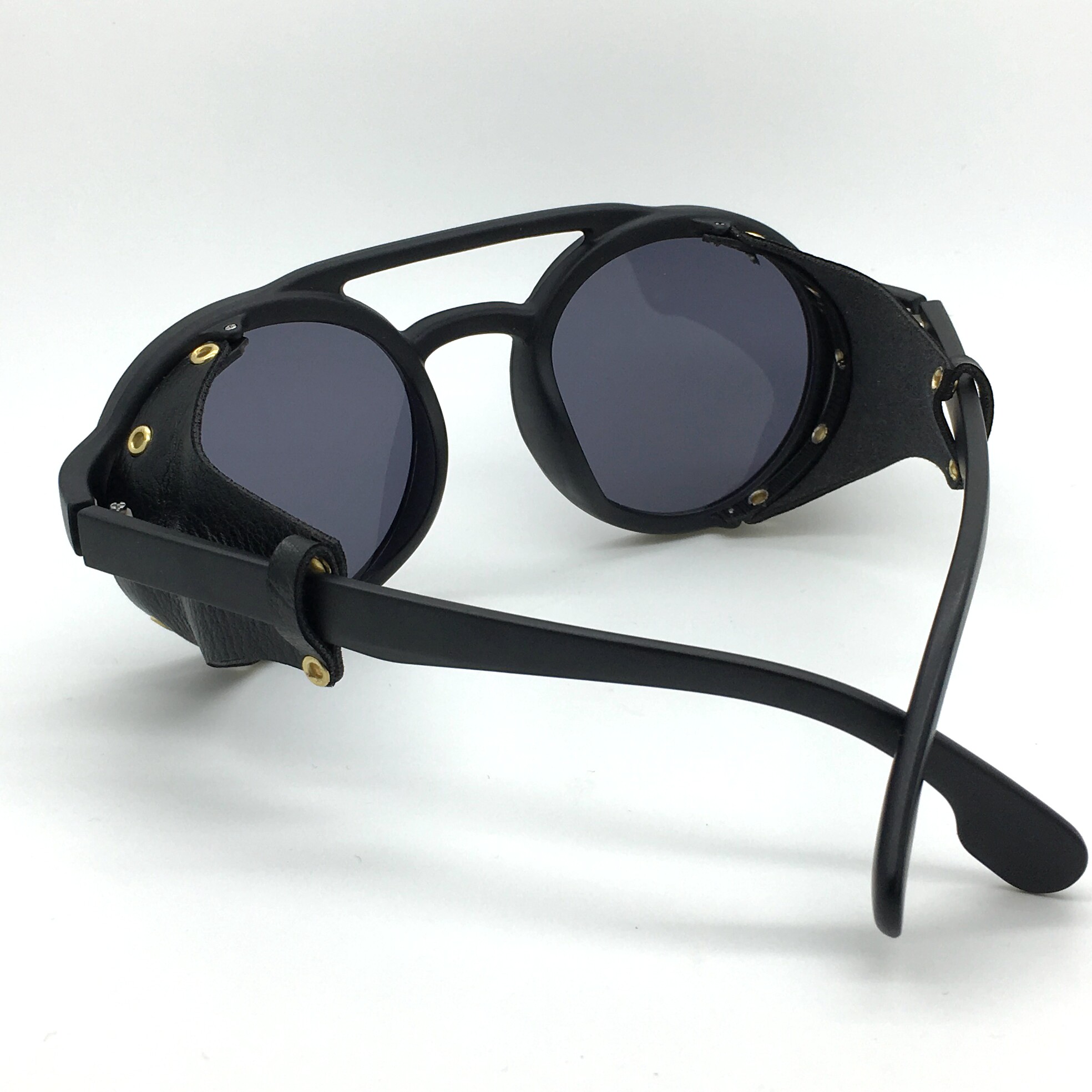 欧美新潮机车防风护目眼镜蒸汽朋克太阳镜复古眼镜架