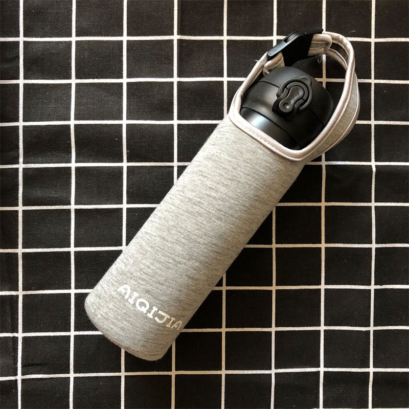 细长杯套膳魔师jni400mljnljnr500ml600ml水壶套带提绳杯袋防杯套