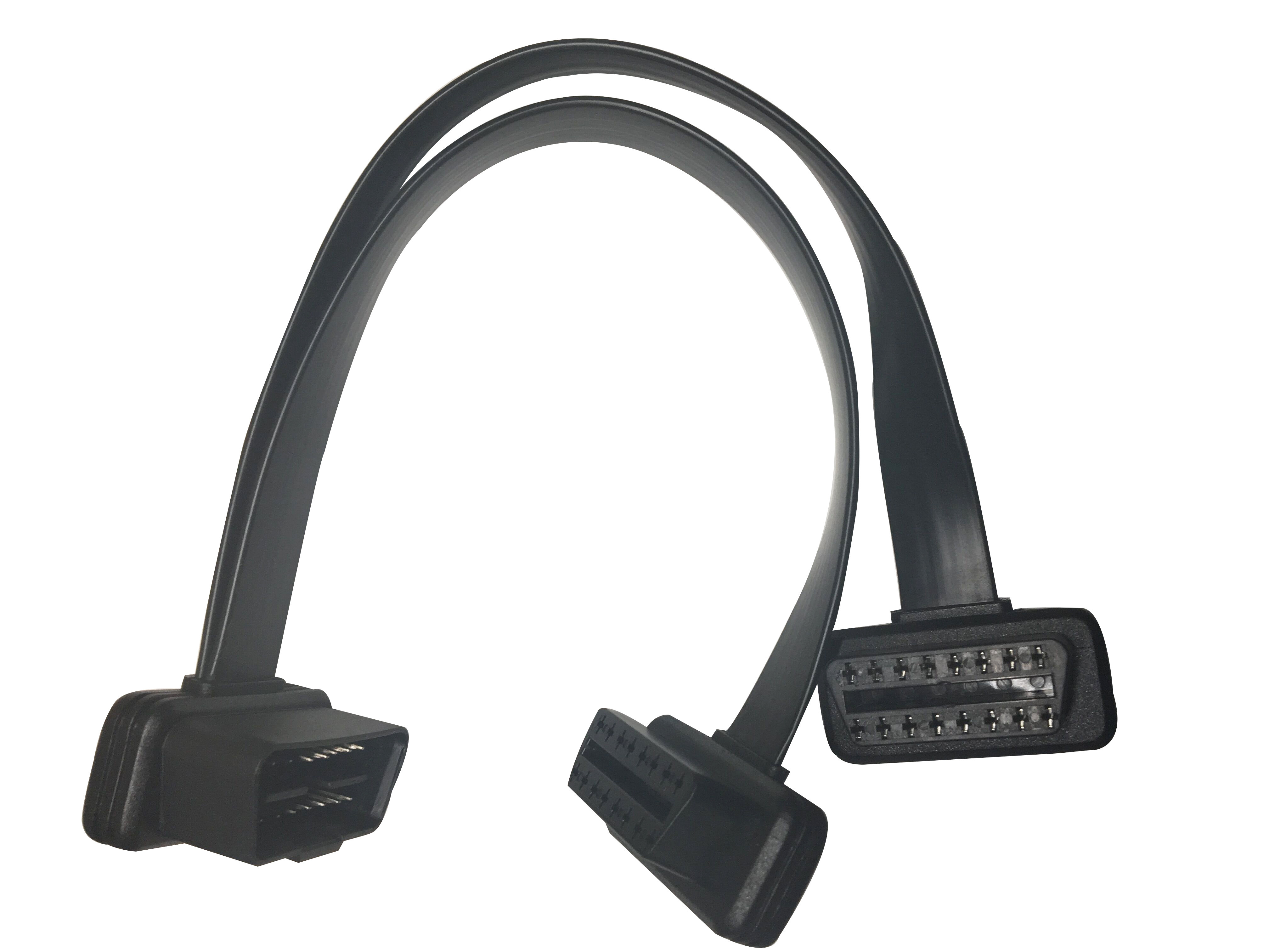 蓝牙汽车obd一分二二插头通用延长线16针转接头汽车检测仪