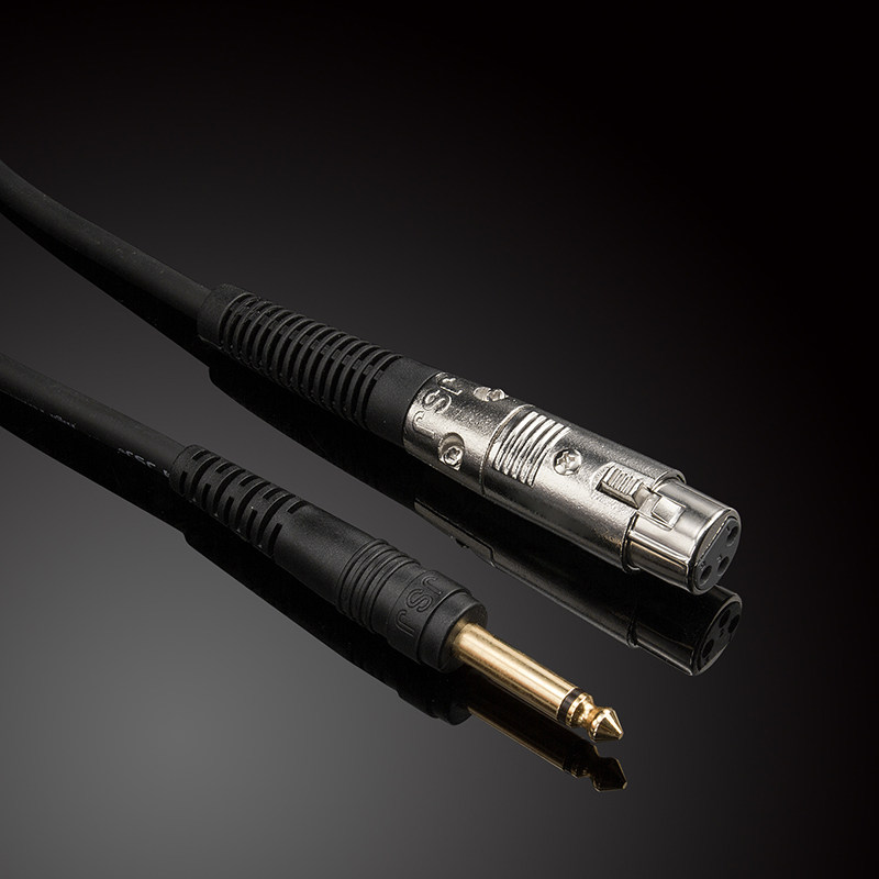 65转卡农母音音频功放调音音响连接外置声卡线材