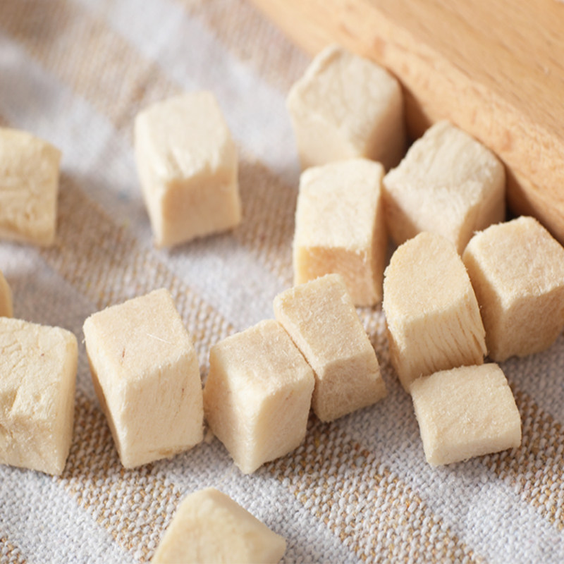 冻干鸡肉500g1斤猫咪零食猫粮鸭肉鸡胸肉粒猫咪特色零食