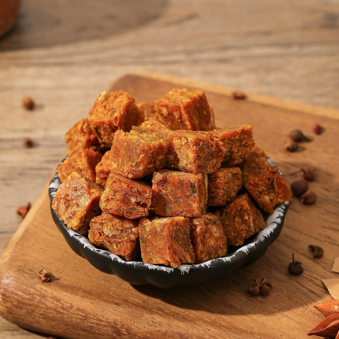 买一送一牛肉粒沙爹五香辣味428g2罐糖果小包装休闲网红零食