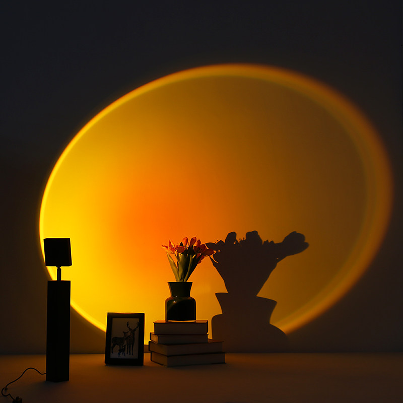 mandalaki不落氛围客厅落地灯设计师余晖投影落地灯