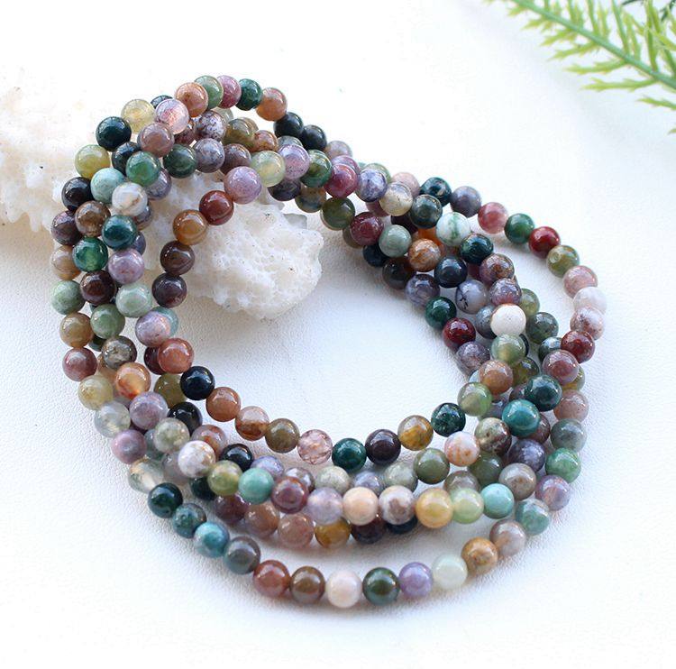 天然玉手七彩七彩玉多层手链手珠女款玉石珠链手饰