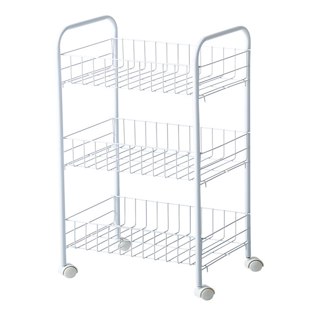 Storage small trolley floor multi-storey bedroom bed simple bookshelf snack storage artifact kitchen rack Storage small trolley floor multi-storey bedroom bed simple bookshelf snack storage artifact kitchen rack