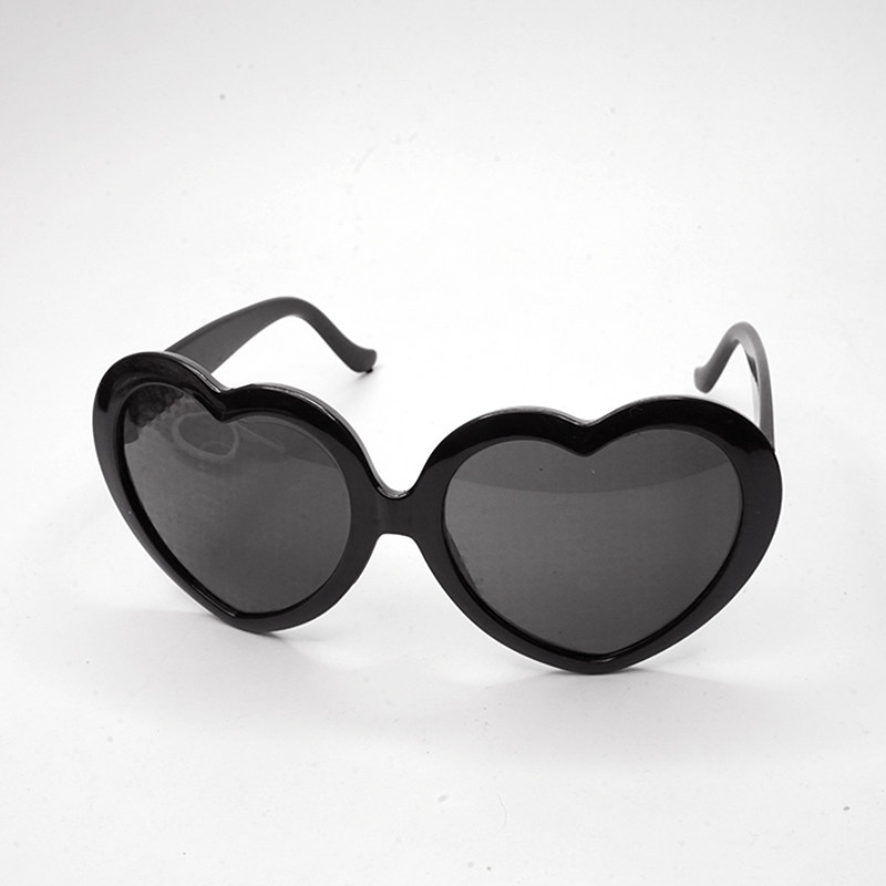 特效爱心墨镜眼镜抖音太阳镜送礼礼物同学女友太阳眼镜
