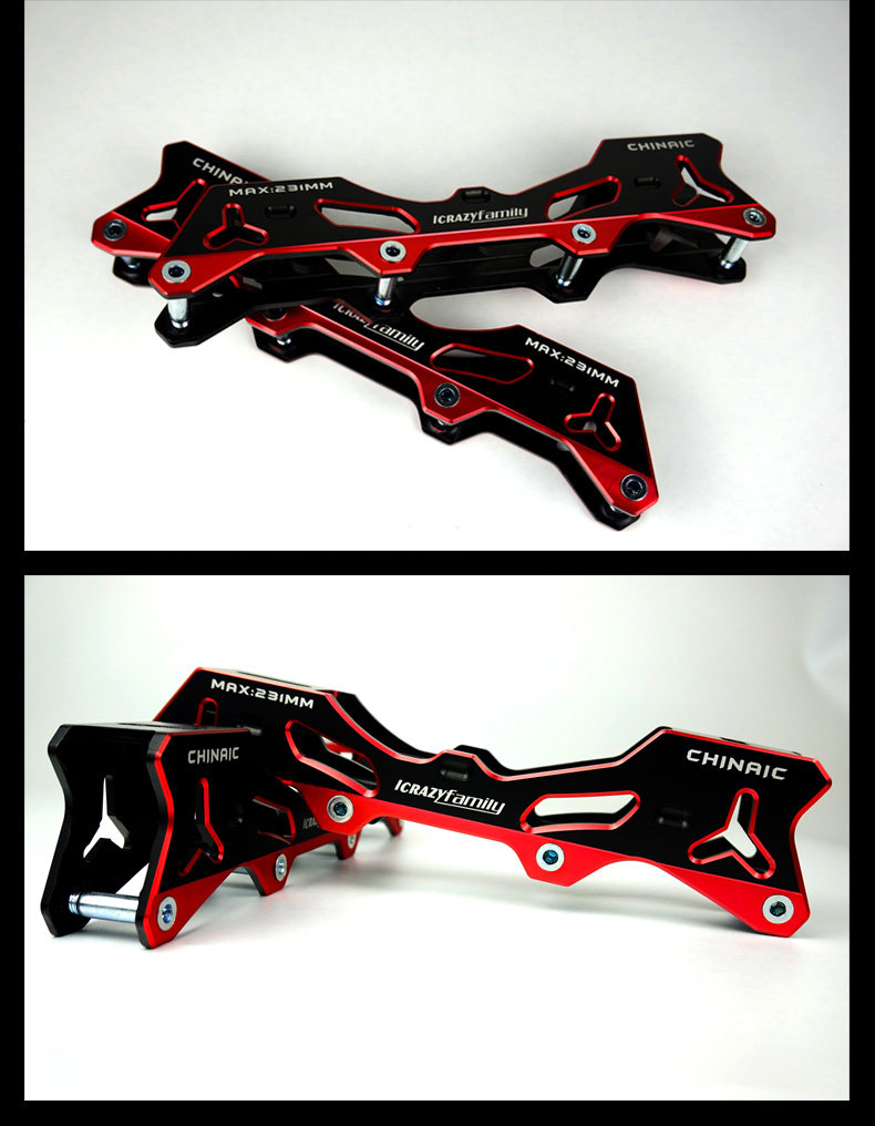 疯子家族ic轮滑刀架平架hvigor花式刹车绕桩直排轮