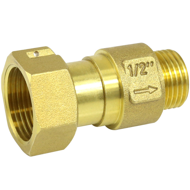 止回阀水表单向阀自来水防空空转家用表前逆止20mm止回阀