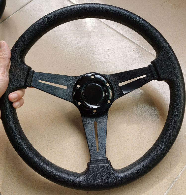 方向盘小车改装14寸赛车圆形适手通用竞技个性方向盘