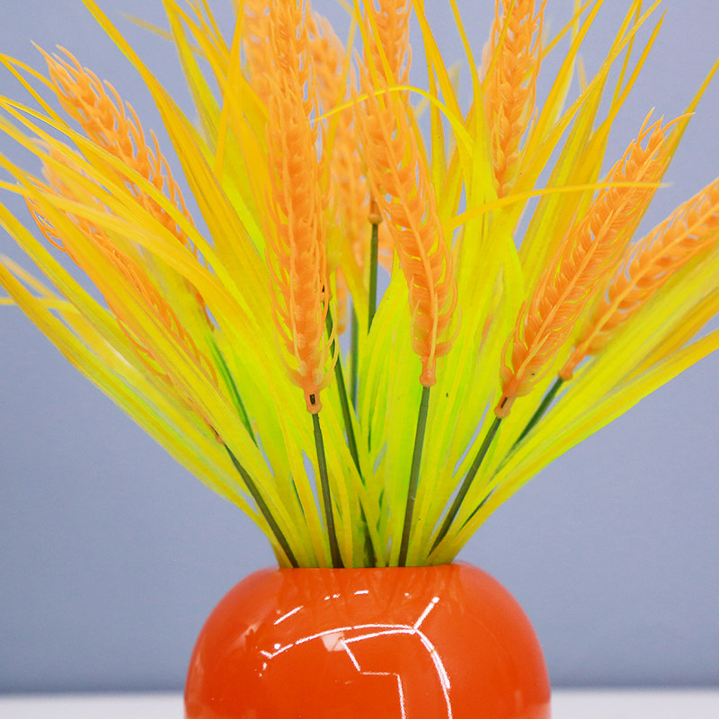 假花黄金麦穗摆件大麦仿真花束花瓶客厅装饰品仿真绿植