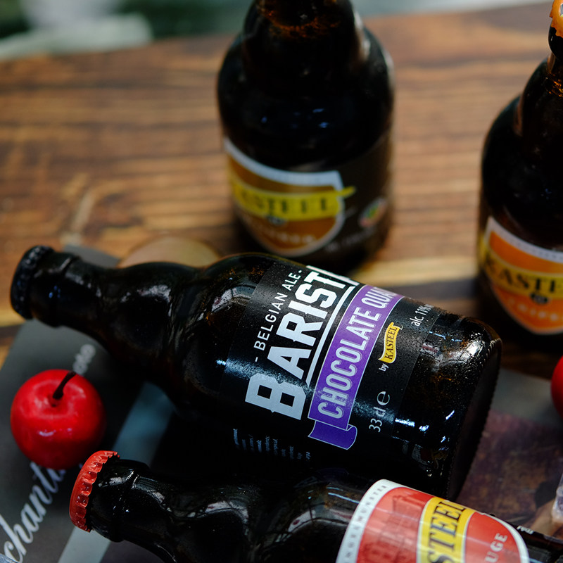 比利时进口kasteel卡尔斯特红啤酒三料四料修道院精酿啤酒