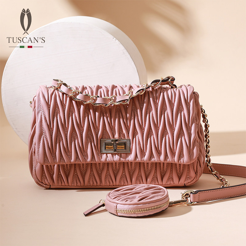 时代集团tuscan双鱼女包休闲百搭单肩斜挎包通用款女包