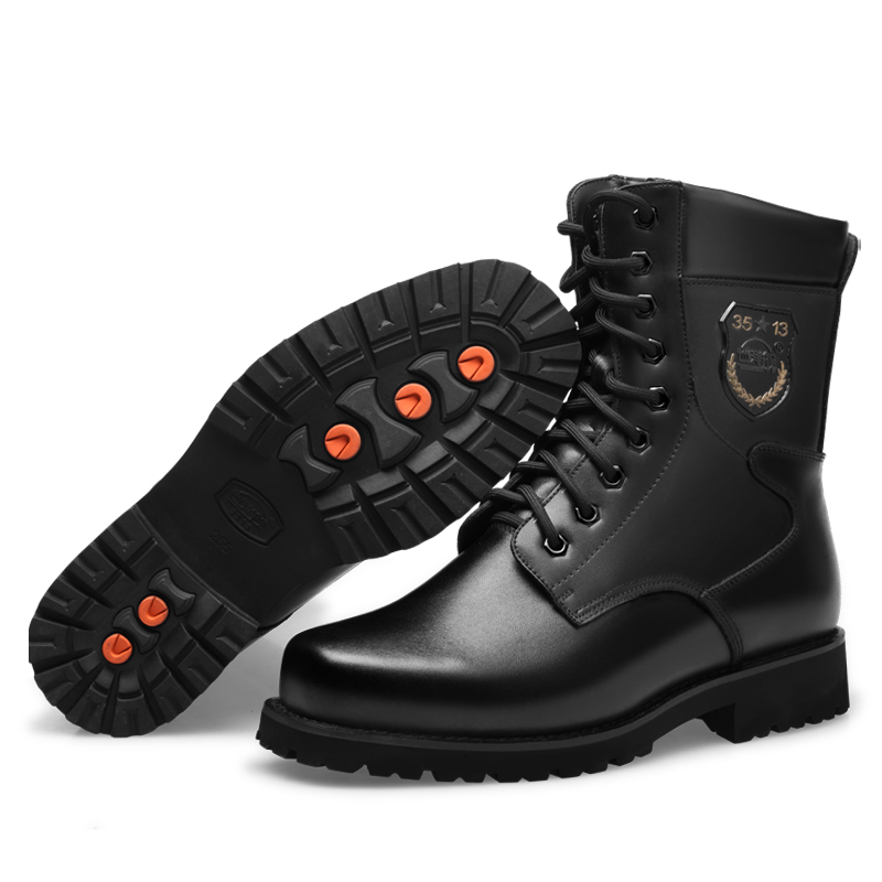 3513巡洋舰男靴军靴特种兵户外秋冬季皮靴时装靴