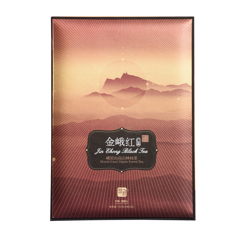 峨眉雪芽金峨红慧欣152g礼盒四川高山功夫红茶其它红茶