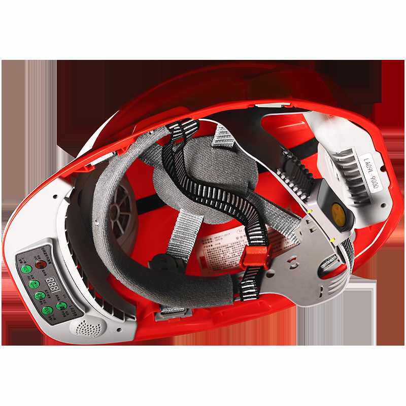 sr符合国标带双风扇安全帽工地太阳能充电头盔安全帽