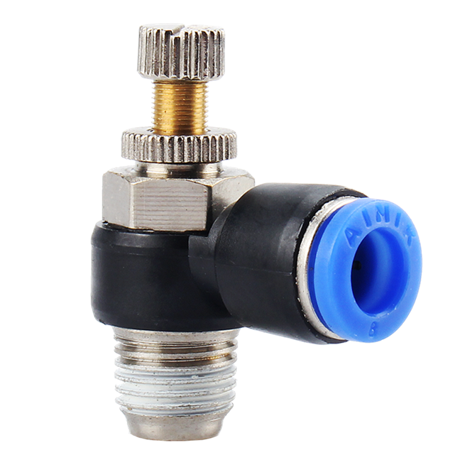 气动气管调节速阀节流阀接头sl601sl8028014m5气动元件