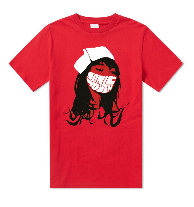 sonicyouthrednursetshirt音速青年乐队口罩护士t恤
