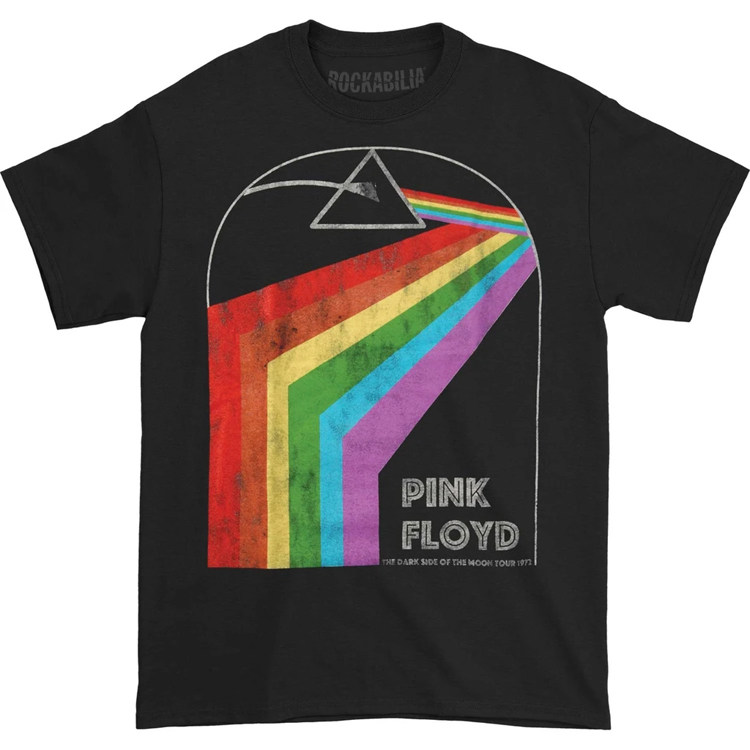 pinkfloyd平克弗洛伊德摇滚复古短袖朋克上衣重磅t恤