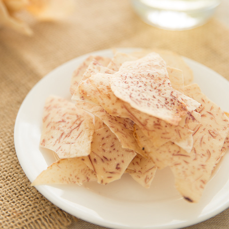 少女80斤零食香芋脆片薄脆椒盐芋头片比薯片芋头条