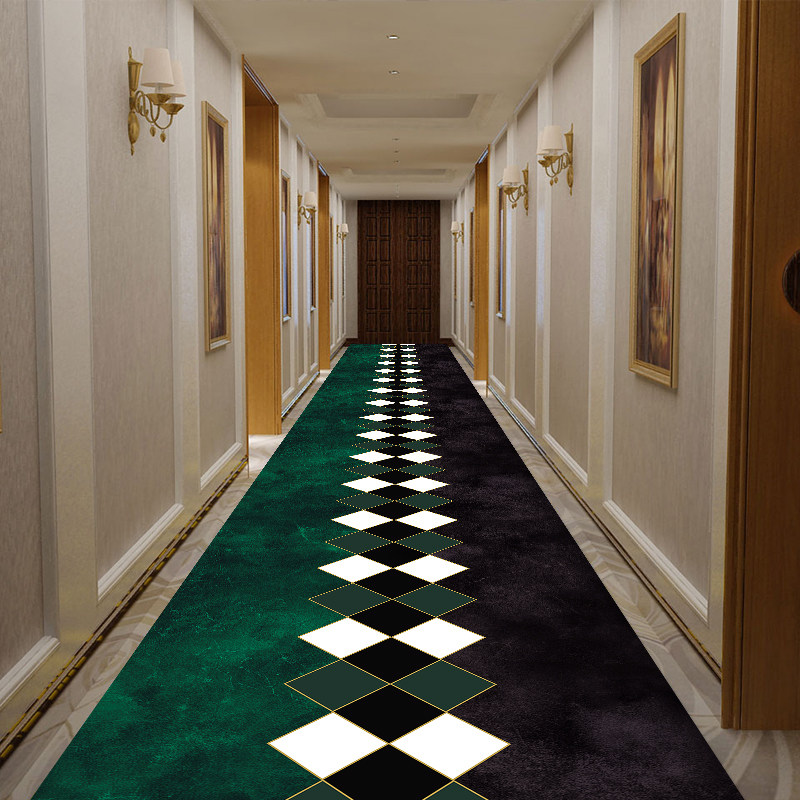 现代走廊地毯轻奢简约过道卧室客厅玄关门厅地毯