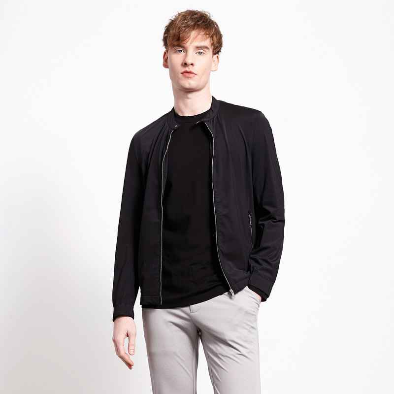 夹克外套roberta诺贝达春夏男装茄克外穿门店同款夹克