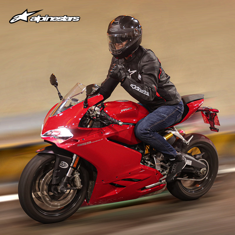 a星alpinestars摩托车骑行服机车骑士皮衣保暖骑行皮夹克sp-1 v2