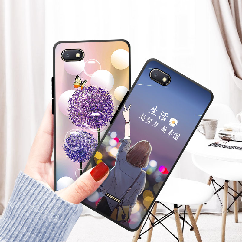 小米红米6a手机壳女款男红米6a保护套防摔硅胶个性创意软全包边送钢化