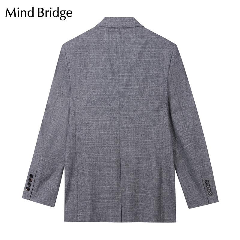 mindbridge春季新品百家好西装商务格子西服休闲西服