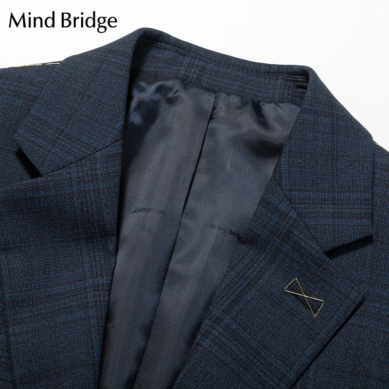mindbridge百家好男士西服春夏新款商务休闲西装潮流西服