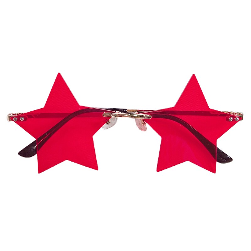 包邮日系原宿风ins星星五角星彩色j2k太阳眼镜